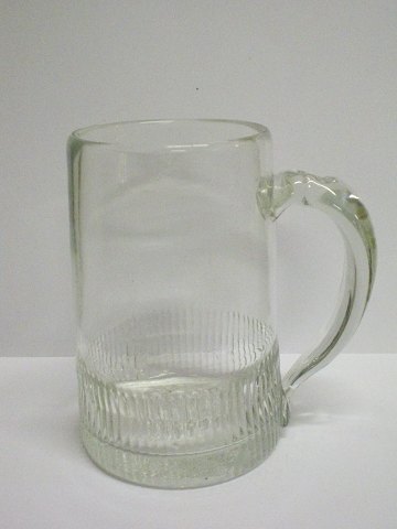 Ølkrus Hankeglas Holmegaard ca. år 1875