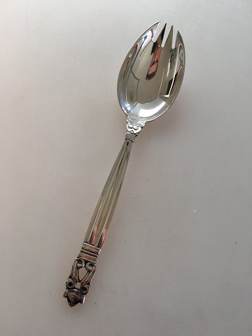 Georg Jensen Sterling Silver Acorn Fork Spoon No 083