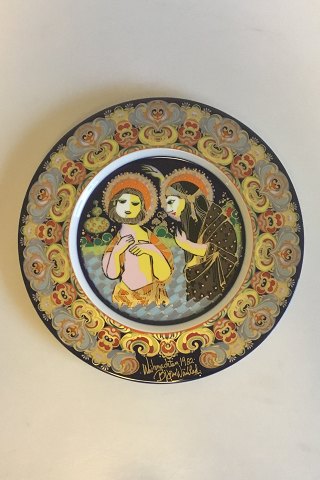 Bjorn Wiinblad Rosenthal Christmas Plate from 1979