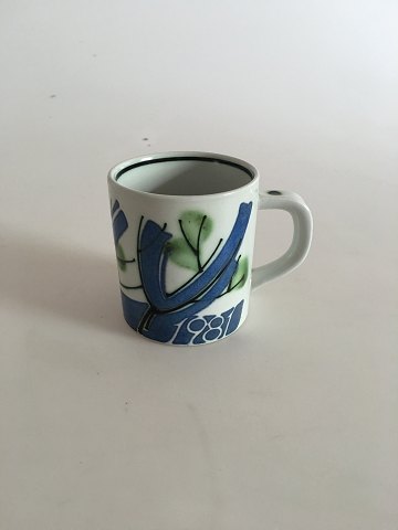 Royal Copenhagen Small Annual Mug 1981