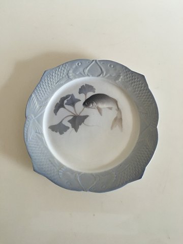 Royal Copenhagen Art Nouveau Plate with Fish Border No 43