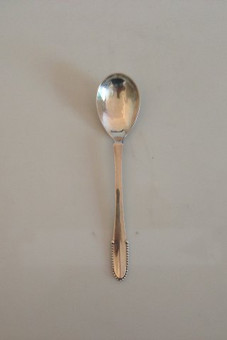 Georg Jensen Sterling Silver Beaded Soup Spoon