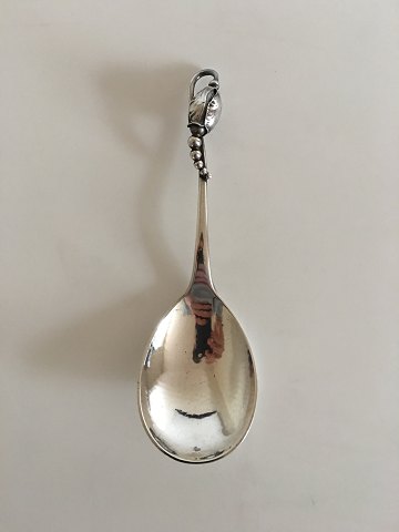 Georg Jensen Sterling Silver Magnolia Compote Spoon No 161.