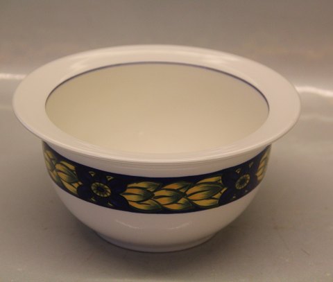 171 Bowl without lid (1737171)  8 x 16.8 cm Royal Copenhagen Faience Blue 
Pheasant Chr. Joachim Aluminia