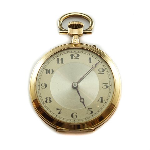 A pocket watch in 14k gold