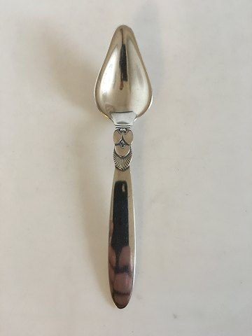 Georg Jensen Cactus Sterling Silver Triangular Fruit Spoon No 075