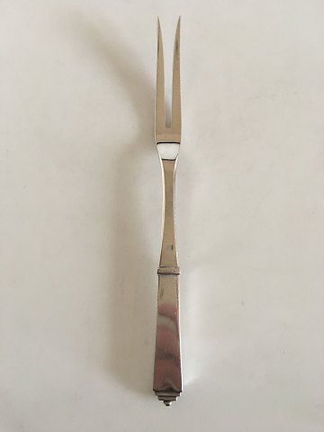 Georg Jensen Sterling Silver Pyramid Meat Fork No 142, Large
