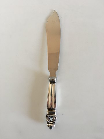 Georg Jensen Acorn Layered Cake Knife No 196 with Old Style Blade