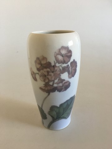 Royal Copenhagen Vase No 727/235 with Flower Motif