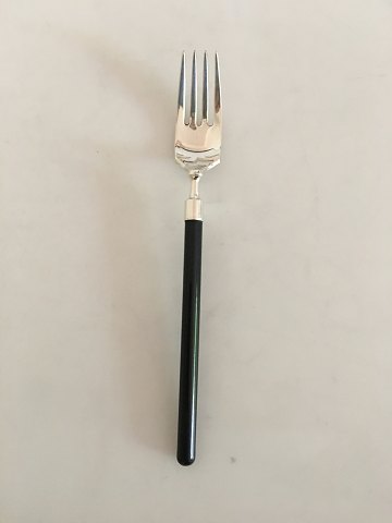 Hans Hansen Amalie Luncheon Fork In Sterling Silver with Black Plast Handle