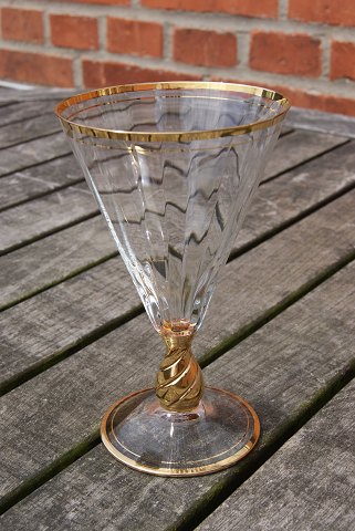Ida glass with goldrim ...