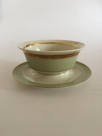 Royal Copenhagen Dagmar Sauceboat with attached Saucer No. 9580