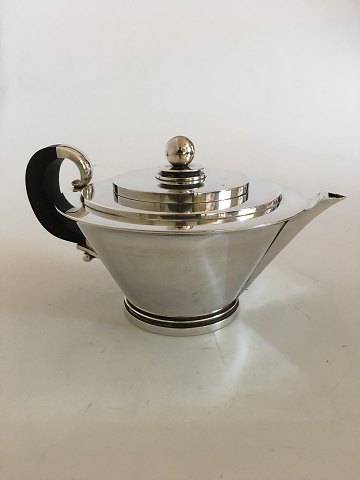 Georg Jensen "Pyramid" Sterling Silver Tea Pot No. 600 B