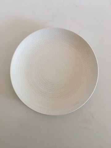 Rorstrand "White Fire / Eld" Plate No. 551. Hertha Bengtson Design