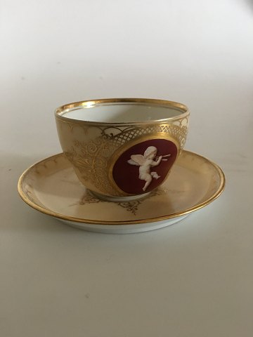 Royal Copenhagen early Cup with Thorvaldsen motif from 1860-1880
