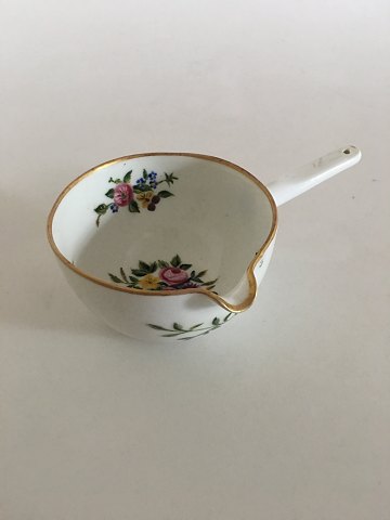 Royal Copenhagen early sauce bowl with handle from 1870