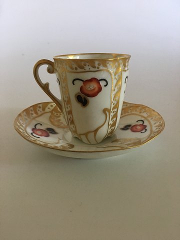 Bing & Grondahl Handpainted Cup and Saucer