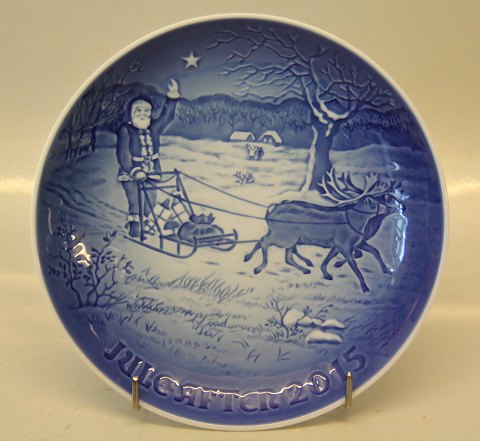 B&G Christmas Plate 2015 Design Jørgen Nielsen, Santa