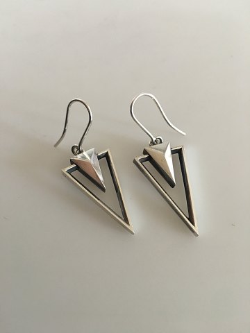 Georg Jensen Sterling Silver Earrings No 569A by Regitze Overgaard