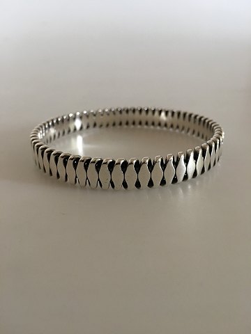 Hans Hansen Sterling Silver Bangle Bracelet No. 202