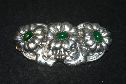 Art Nouveau brooch silver