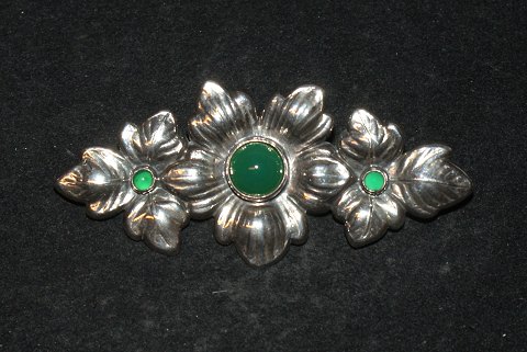 Art Nouveau brooch silver