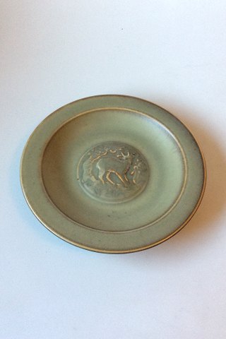 Bing and Grondahl Stoneware dish with motif of deer no. L805