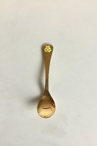 Georg Jensen Annual Tea Spoon 1985 in Gilded Sterling Silver