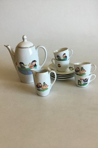 Schwarzenhammer Bavaria porcelain Storm P´s figurines Peter & Ping Child Coffee 
Service