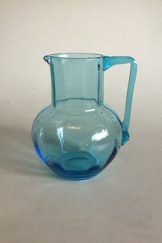 Fyens Glassworks. Pitcher of Blue Glass