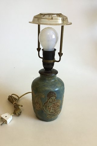 Stoneware Vase as a Lamp. Designed by Bode Willumsen