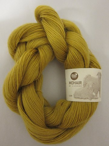 Kidmohair - 1-ply
Kidmohair is a natural product of a very high quality from the angora goat from 
South Africa
The colour shown is: Curry, Colourno 1134
1 ball of wool containing 50 grams