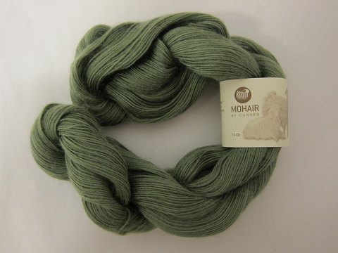 Kidmohair - 1-ply
Kidmohair is a natural product of a very high quality from the angora goat from 
South Africa
The colour shown is: Olive-green, Colourno 1128
1 ball of wool containing 50 grams