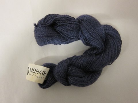 Kidmohair - 2-ply
Kidmohair is a natural product of a very high quality from the angora goat from 
South Africa
The colour shown is: Violet, Colourno 2032
1 ball of wool containing 50 grams