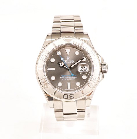 Rolex Yacht Master, Ref. 16622, Jahrgang 2005. 
Rhodium Zifferblatt. Box und Papiere. D: 40mm