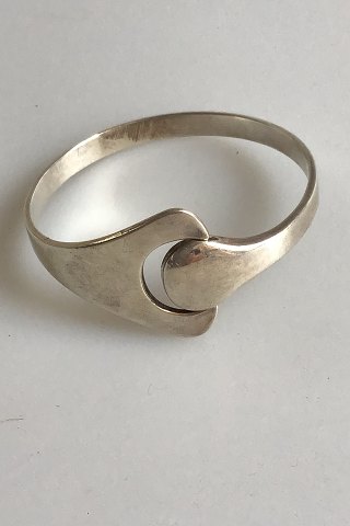 Hans Hansen Sterling Silver Bangle Bracelet