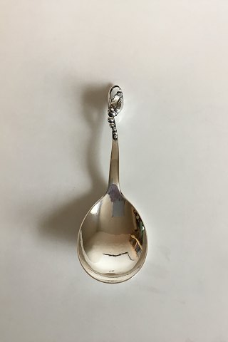 Georg Jensen Sterling Silver Blossom No 84 Serving Spoon No 113