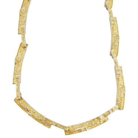 Lapponia, Björn Weckström; A necklace of 14k gold