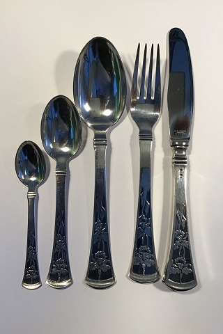 Orkide/Orchid Silver Flatwareset 40 pcs Horsens Silversmithy.