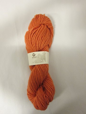 Roving 
Roving is a natural product of a very high quality from the angora goat from 
South Africa
The colour shown is: Orange, Colourno 4093
1 ball of wool containing 100 grams