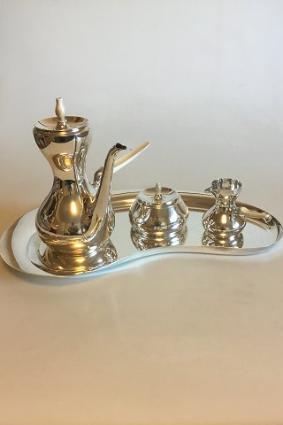 Cohr/Cartier Sterling Silver Coffee Set Hans Bunde