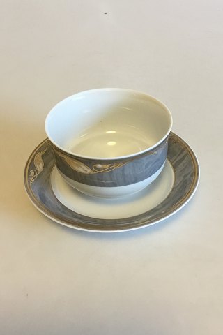 Royal Copenhagen Grey Magnolia Sauce Bowl No 575