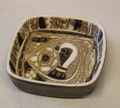 Aluminia Copenhagen Baca Faience 719 Nils Thorsson RC Faience 719-2882 Squarre 
Bowl 11 x 11 cm