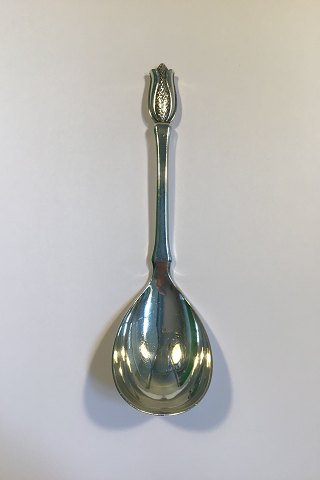 Hans Hansen Sterling Silver Serving Spoon