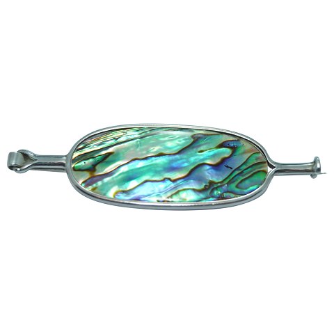 Vivianna Torun Bülow-Hübe; A brooch set with an abalone shell