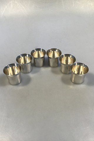 Elon Arenhill Sweden, Sterling Silver Set of 6 Cups