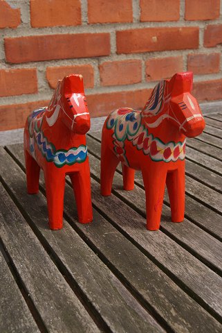 Red Dala horses 15cm from Sweden