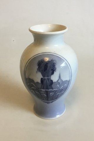 Royal Copenhagen Art Nouveau Christmas Vase 1927