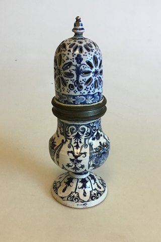 Faience Shaker with Blue decoration