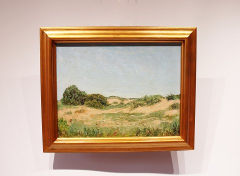 Oil painting on canvas with country motif signed Einar Parslev, 1956.
5000m2 showroom.